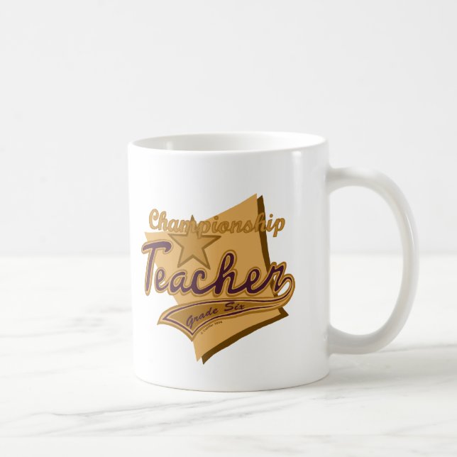 Champion Grade 6 Teacher mug (Right)