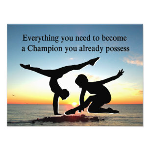 CHAMPION GYMNAST PHOTO PRINT