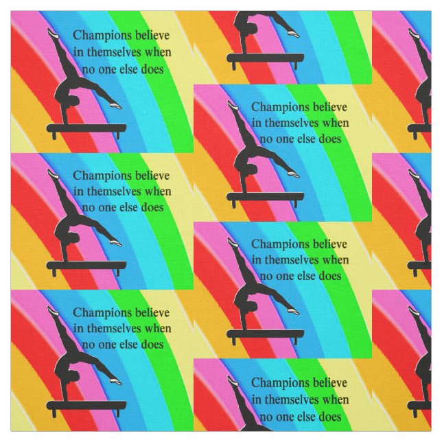 CHAMPION GYMNASTICS GIRL FABRIC (Swatch)