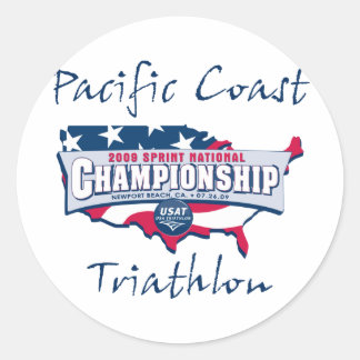 Champion Logo Classic Round Sticker