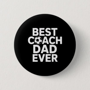 Champion Mentor Best Coach Dad Ever Soccer Coach 6 Cm Round Badge