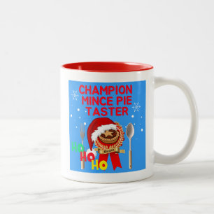 Champion Mince Pie Tester- Santa Two-Tone Coffee Mug