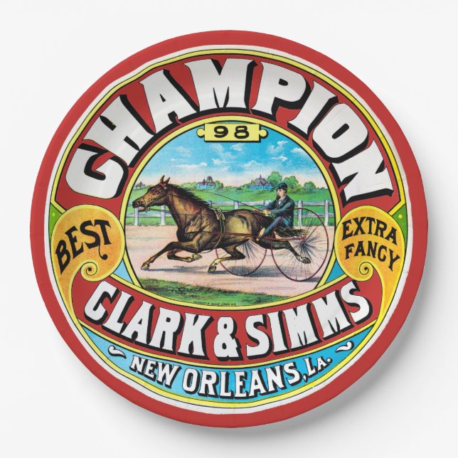 Champion Paper Plate (Front)