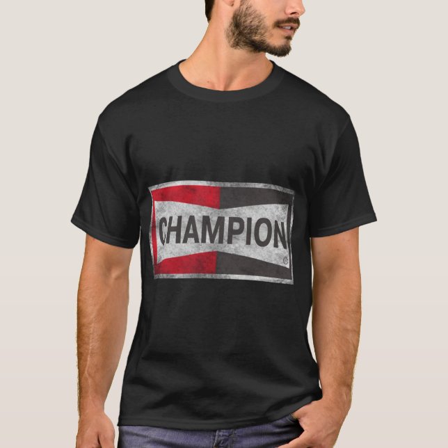 Champion Spark Plug Brad Pitt T-Shirt (Front)