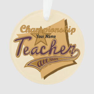 Champion Teacher Ornament