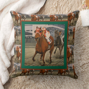 Champion Thorougbred Defeats Favored Horse Cushion