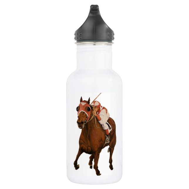 Champion Thoroughbred Wins Big Race 532 Ml Water Bottle (Right)