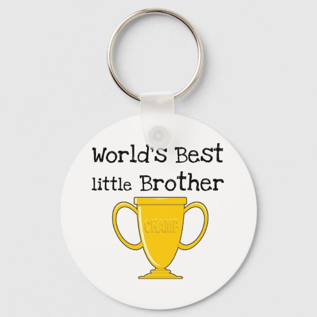 Champion World's Best Little Brother Key Ring (Front)