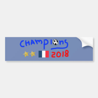 Champions 2018 bumper sticker