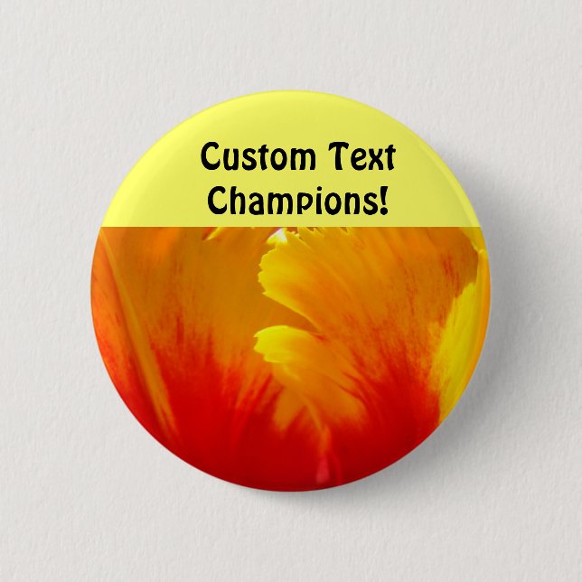 Champions! buttons Colourful Team button Yellow Re (Front)