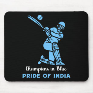 Champions In Blue Pride Of India Indian Cricket Pl Mouse Mat