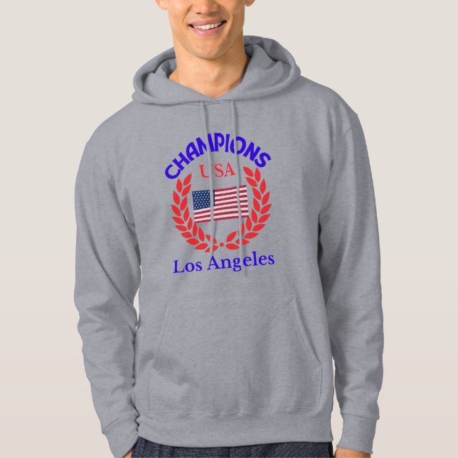 Champions Los Angeles usa flag Original Hoodie (Front)