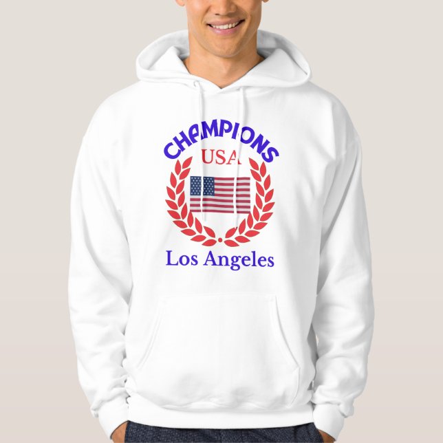 Champions Los Angeles usa flag Original Hoodie (Front)