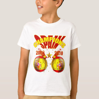 Champions Spain Europe 2008 World 2010 T-Shirt