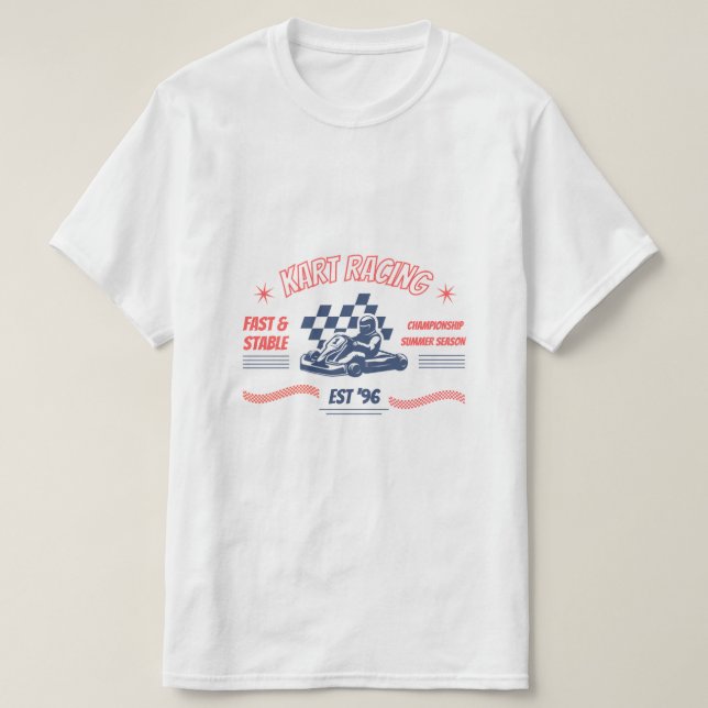 Championship Kart Racing - Summer Session T-Shirt (Design Front)