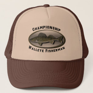 Championship Walleye Fisherman Trucker Hat