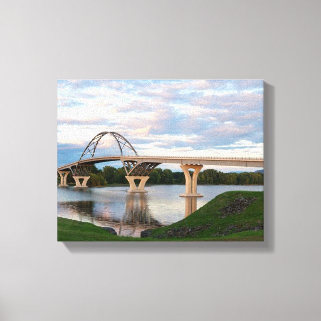 Champlain Bridge Canvas Print (Front)