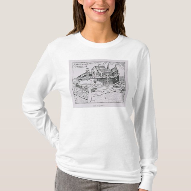 Champlain's View of Quebec T-Shirt (Front)