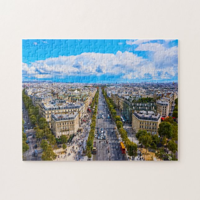 Champs Elysee Paris. Jigsaw Puzzle (Horizontal)