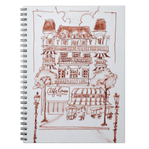 Champs Elysees Paris, France Notebook