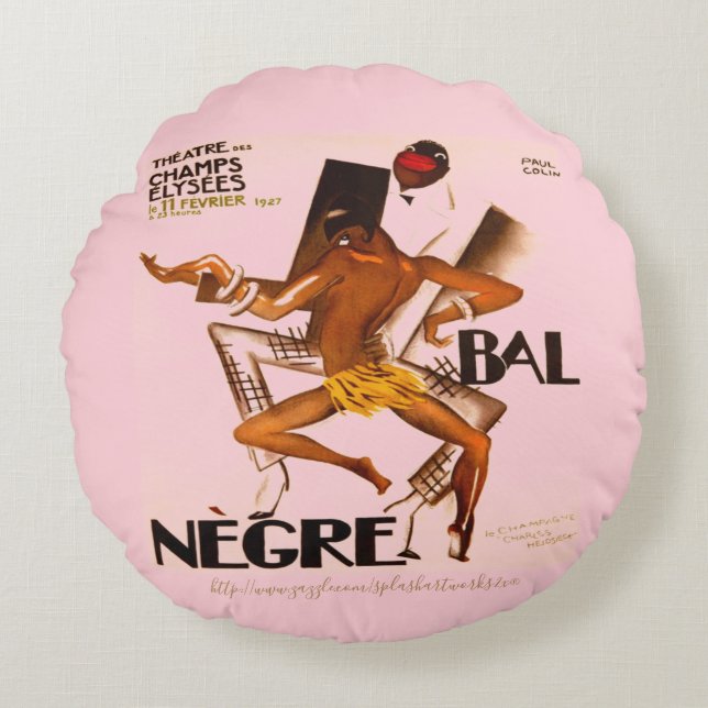 "Champs Elysees" Round Cushion (Front)