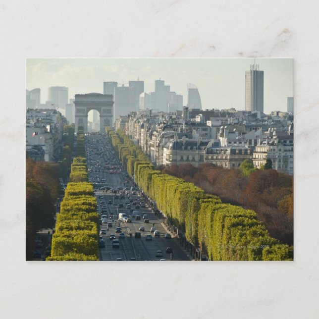 Champs ElysŽes Postcard (Front)