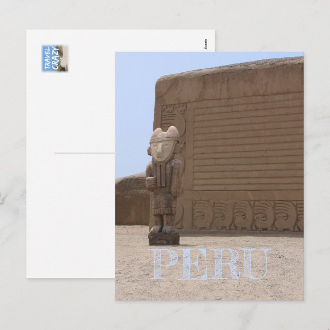 Chan Chan Historic Site, Peru Holiday Postcard (Front/Back)