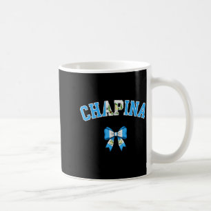 Chana Guatemalan Women Coquette Bow Guatemala Flag Coffee Mug
