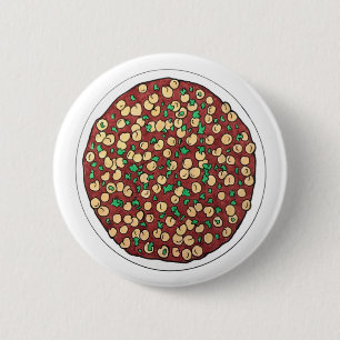 Chana Masala Chole Indian Food Chickpea Dish 6 Cm Round Badge