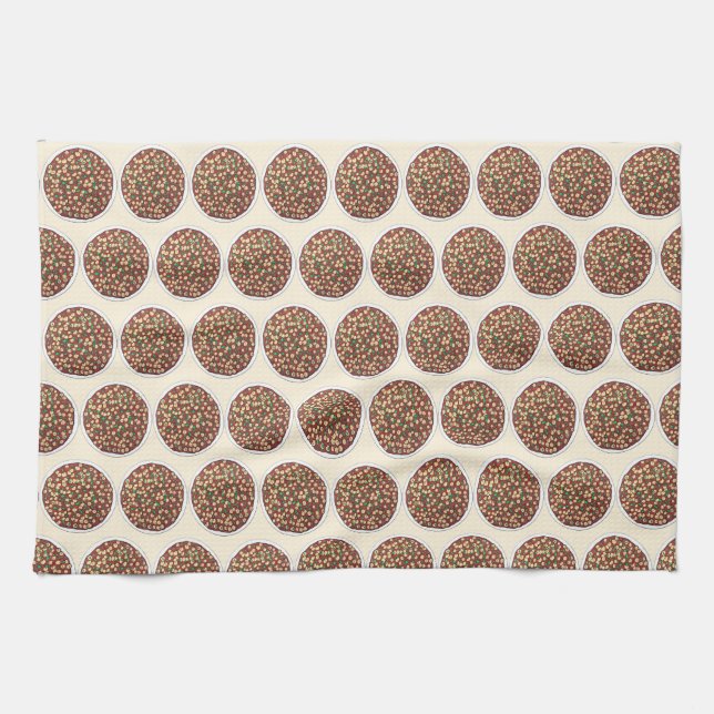 Chana Masala Chole Indian Food Chickpea Dish Tea Towel (Horizontal)
