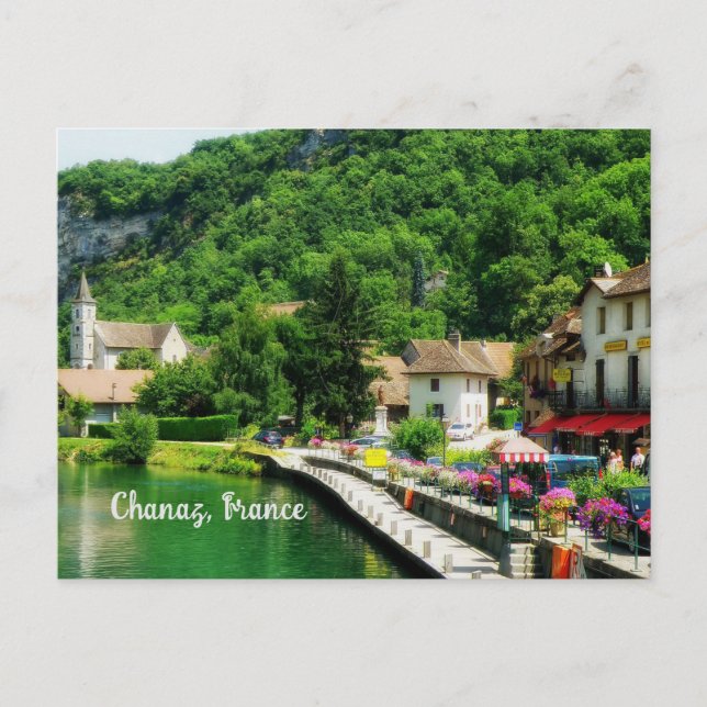 Chanaz, France Postcard (Front)
