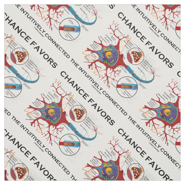 Chance Favours The Intuitively Connected Neuron Fabric (Swatch)