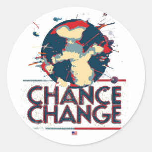 chance to change classic round sticker
