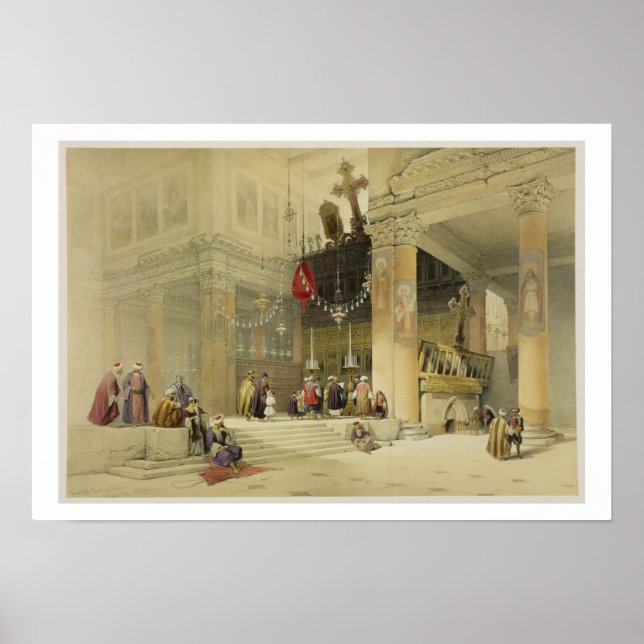 Chancel of the Church of St. Helena, plate 87 from Poster (Front)