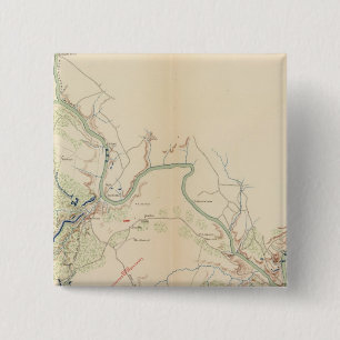 Chancellorsville, Salem Church, Fredericksburg 15 Cm Square Badge