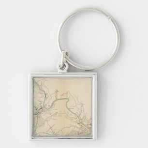Chancellorsville, Salem Church, Fredericksburg Key Ring