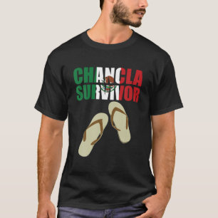 Chancla Mexican Mexico Cinco De Mayo Sombrero Funn T-Shirt