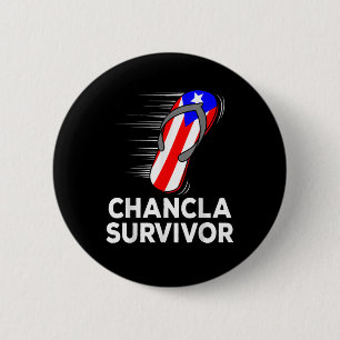 Chancla Survivor 6 Cm Round Badge