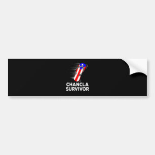Chancla Survivor Bumper Sticker