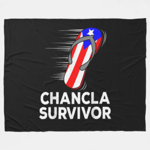 Chancla Survivor Fleece Blanket