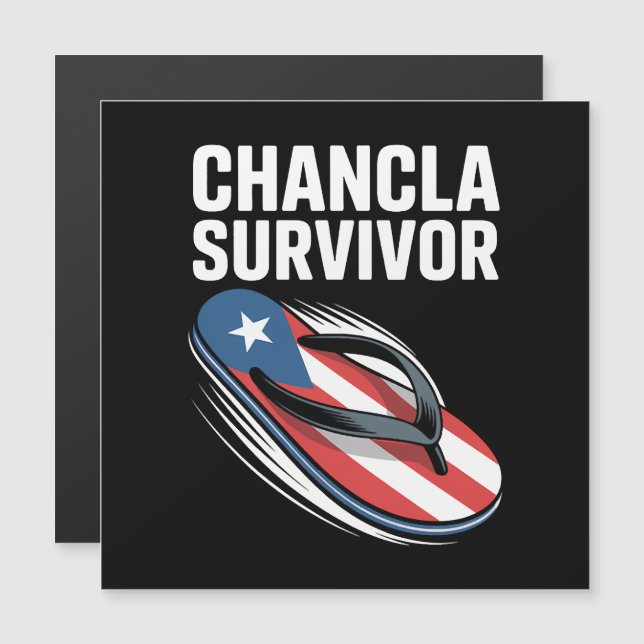 Chancla Survivor Funny Spanish Joke (Front/Back)