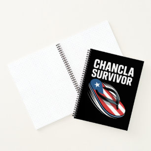 Chancla Survivor Funny Spanish Joke Notebook