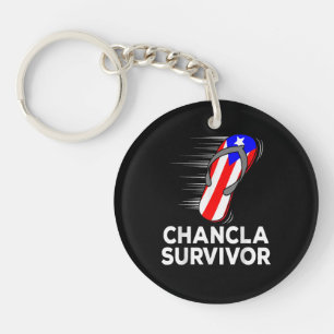 Chancla Survivor Key Ring