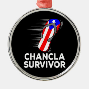Chancla Survivor Metal Tree Decoration