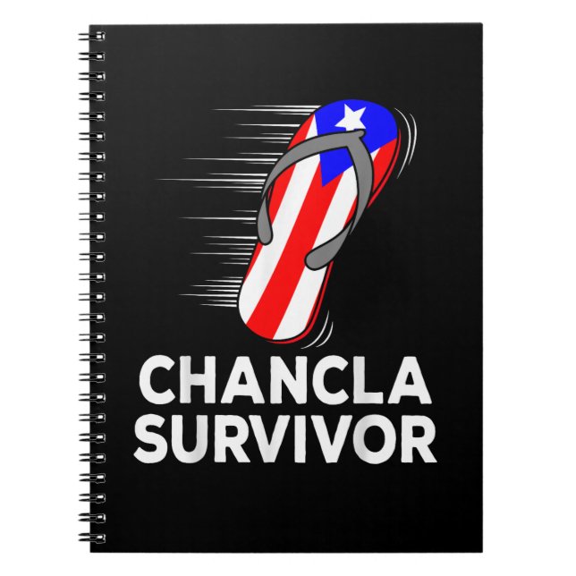 Chancla Survivor Notebook (Front)