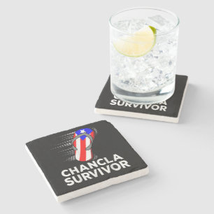 Chancla Survivor Stone Coaster