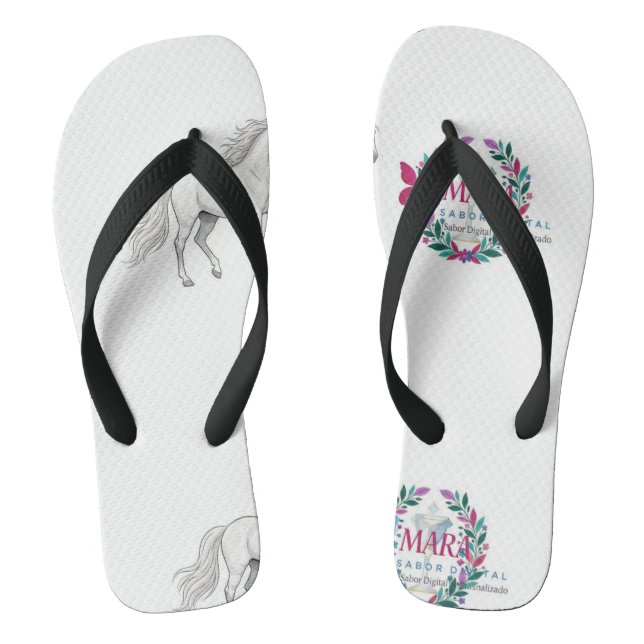Chanclas Delantal — Marca con sabor Flip Flops (Footbed)