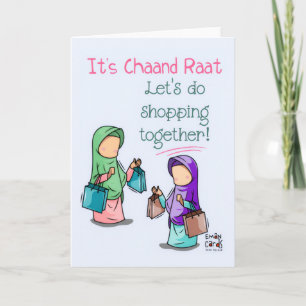 Chand Raat - Cute Shopping Invite
