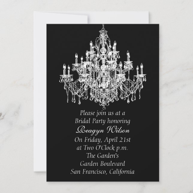 Chandee Amore' Invitation (Front)