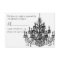 Chandee Amore' rsvp card-black